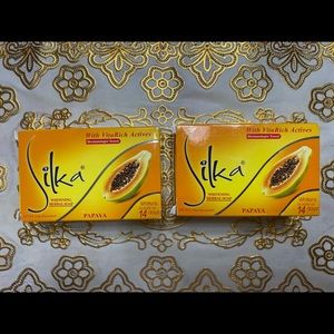 🌸SOLD🌸NEW SILKA WHITENING HERBAL SOAP BAR